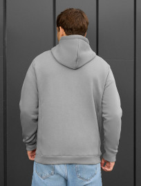 Bluza Staff zip gray fleece