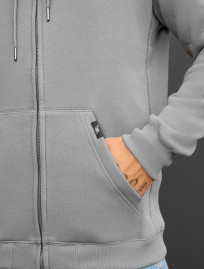 Bluza Staff zip gray fleece