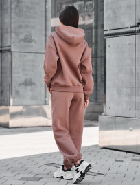Dres Staff sem brown oversize fleece