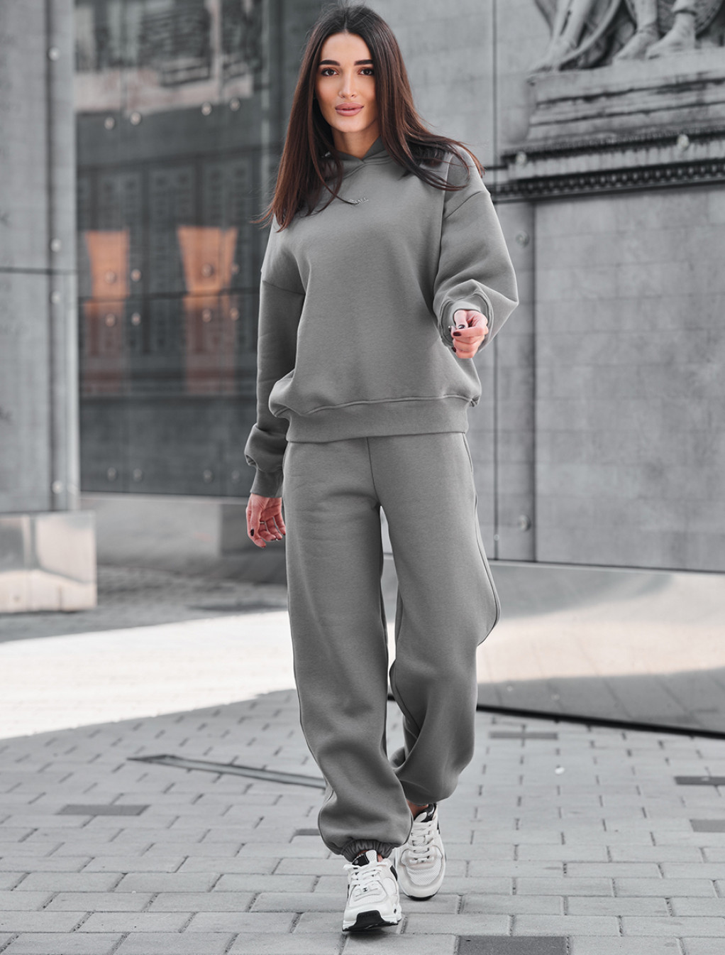 Dres Staff sem gray oversize fleece