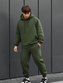 Dres Staff es khaki oversize fleece