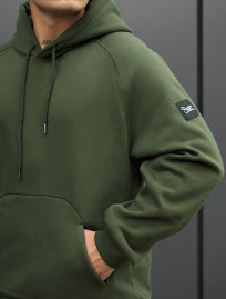 Dres Staff es khaki oversize fleece
