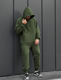 Dres Staff es khaki oversize fleece
