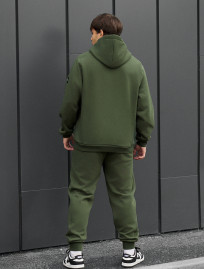 Dres Staff es khaki oversize fleece
