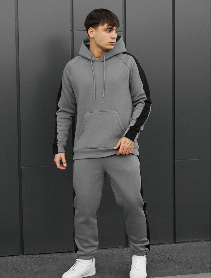 Dres Staff lo gray & black fleece