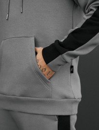 Dres Staff lo gray & black fleece