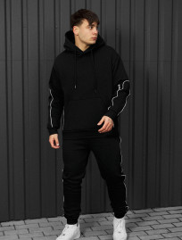 Dres Staff kant black logo oversize fleece