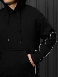 Dres Staff kant black logo oversize fleece