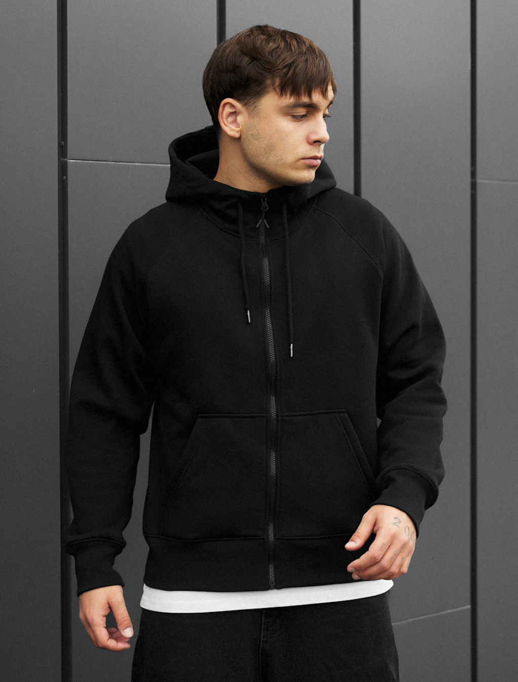 Bluza Staff back zip fleece