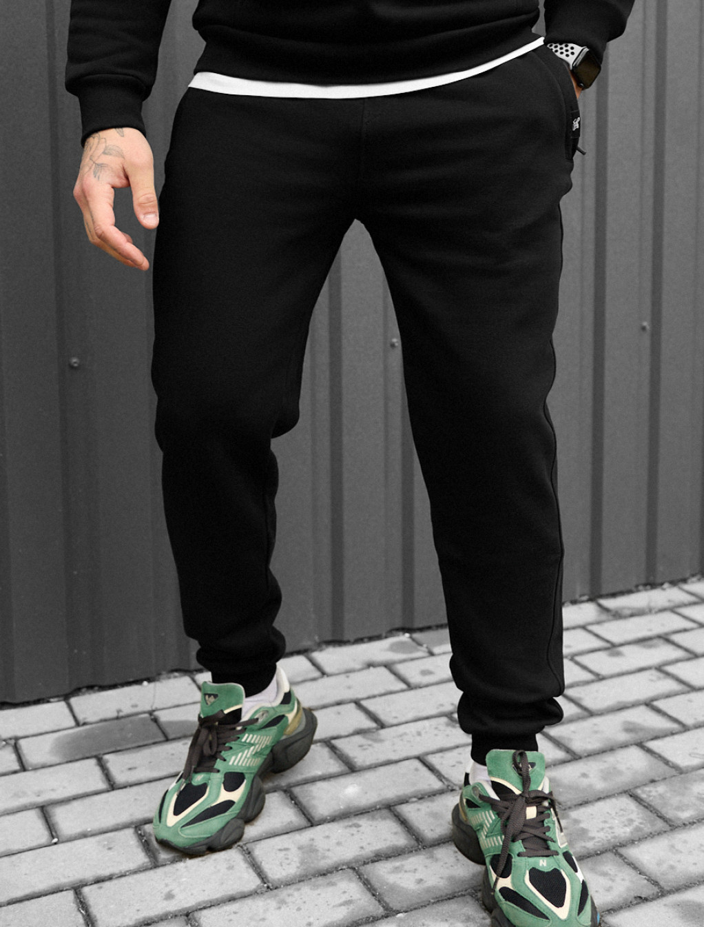 Spodnie dresowe Staff ho black