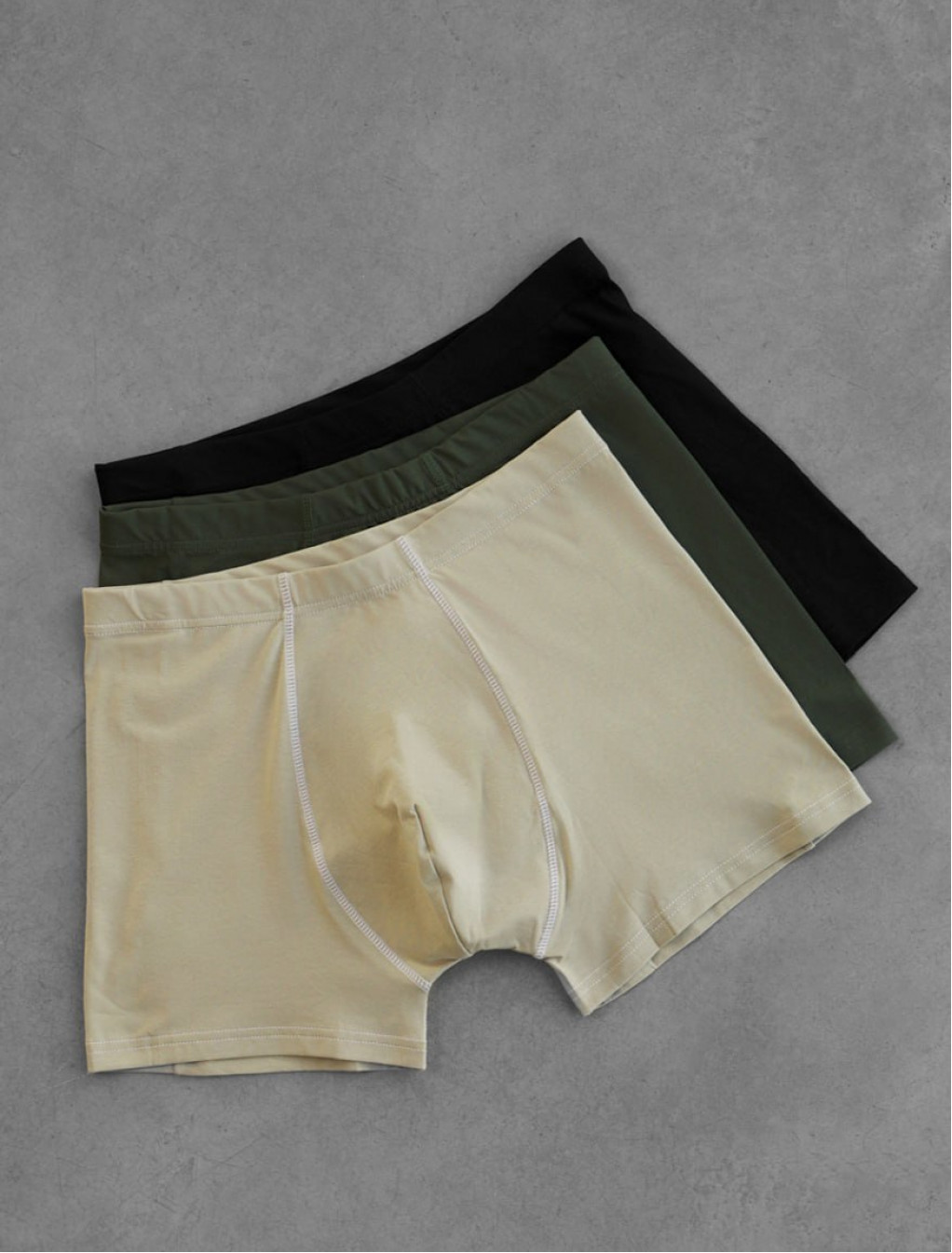 Majtki Staff cu beige/khaki/black