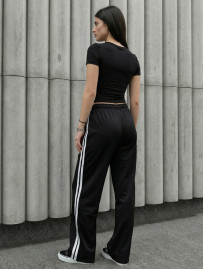 Spodnie Staff pat black