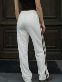 Damskie spodnie dresowe Staff pat white