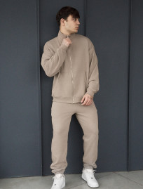 Dres Staff pa zip light brown oversize