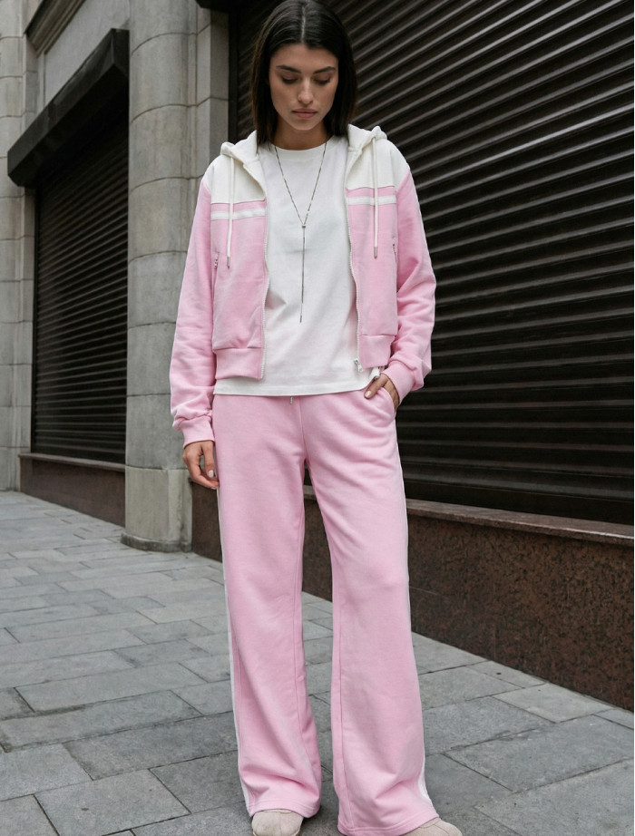 Dres Staff sa white & pink