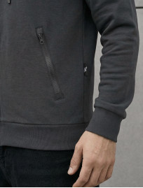 Bluza Staff se dark gray zip