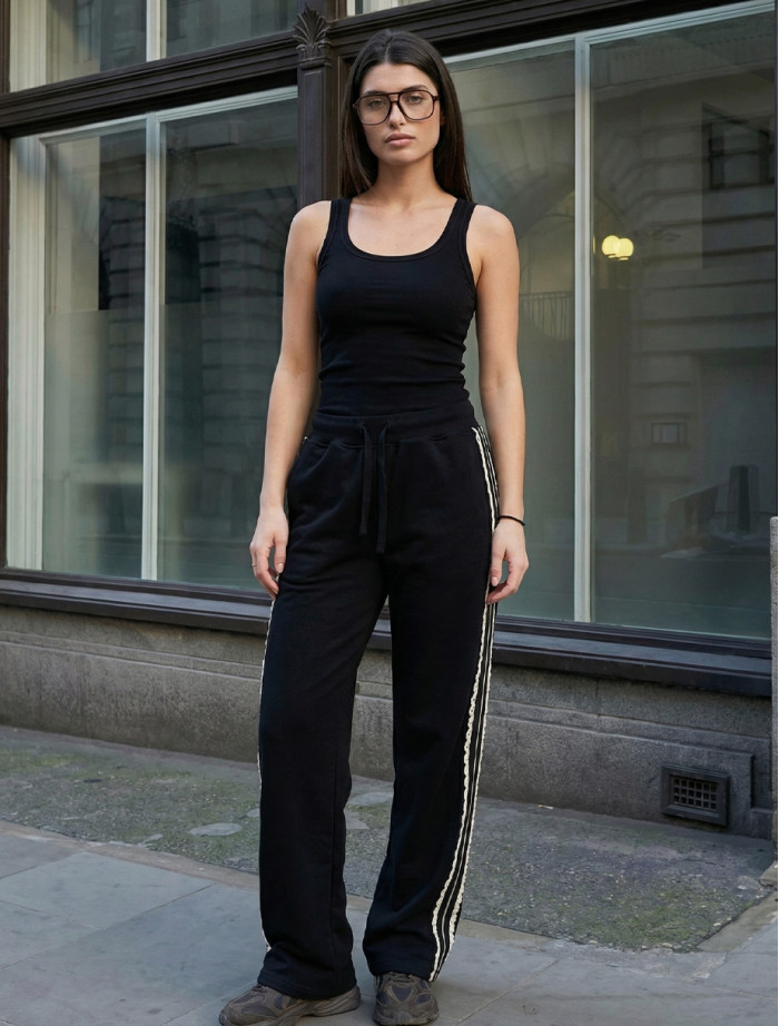 Spodnoe dresowe Staff wai black 2