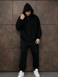 Dres Staff fin zip black oversize