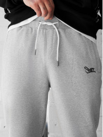 Spodnie dresowe Staff ho logo gray melange