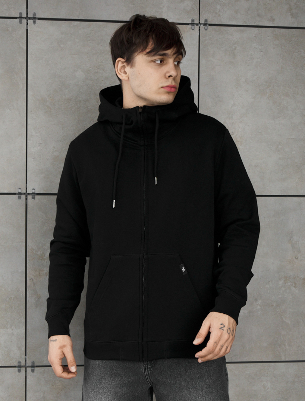 Bluza Staff zip black