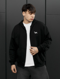 Bluza Staff bo zip logo black oversize