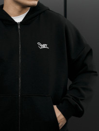 Bluza Staff bo zip logo black oversize
