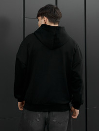 Bluza Staff bo zip logo black oversize