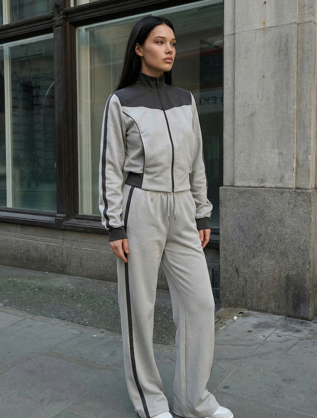 Dres Staff bao gray zip