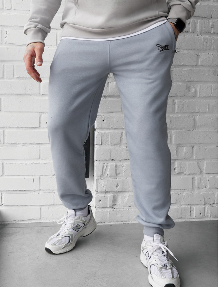 Spodnie dresowe Staff ho logo light gray