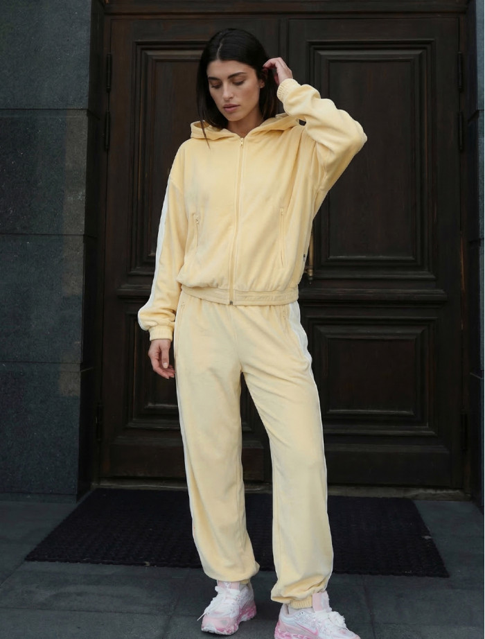 Dres Staff isa yellow & white oversize