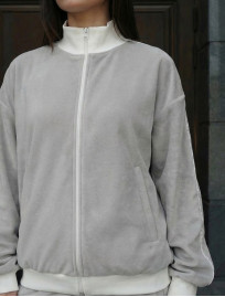 Dres Staff ban light gray & white