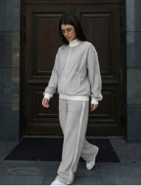 Dres Staff ban light gray & white