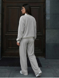 Dres Staff ban light gray & white