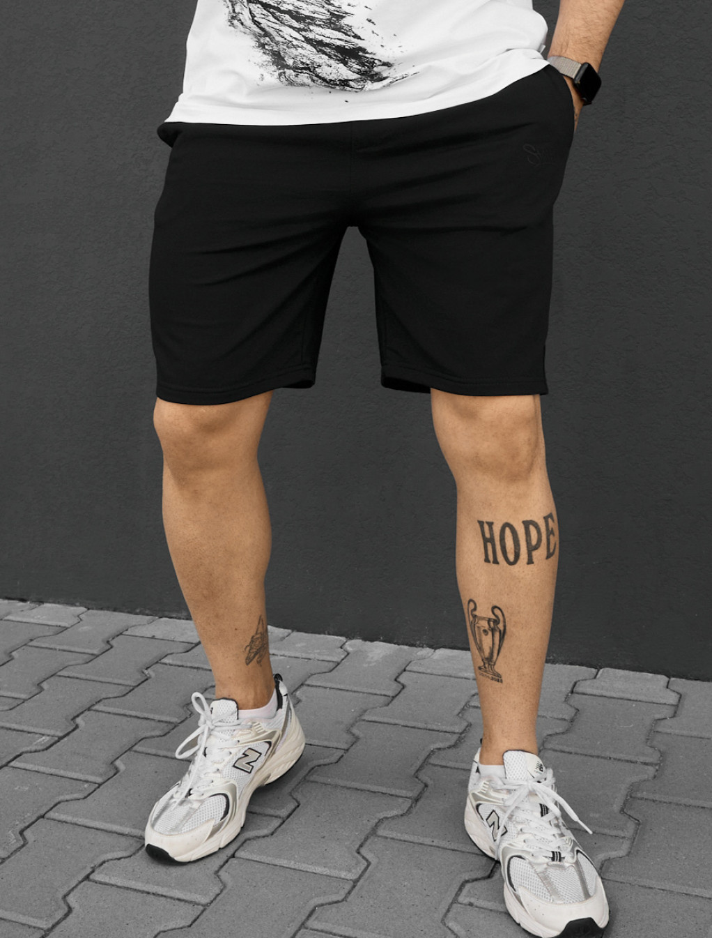 Spodenki Staff black logo