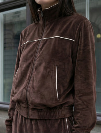 Dres Staff gabi zip dark brown