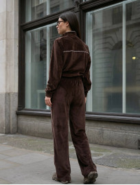 Dres Staff gabi zip dark brown