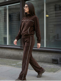 Dres Staff gabi zip dark brown