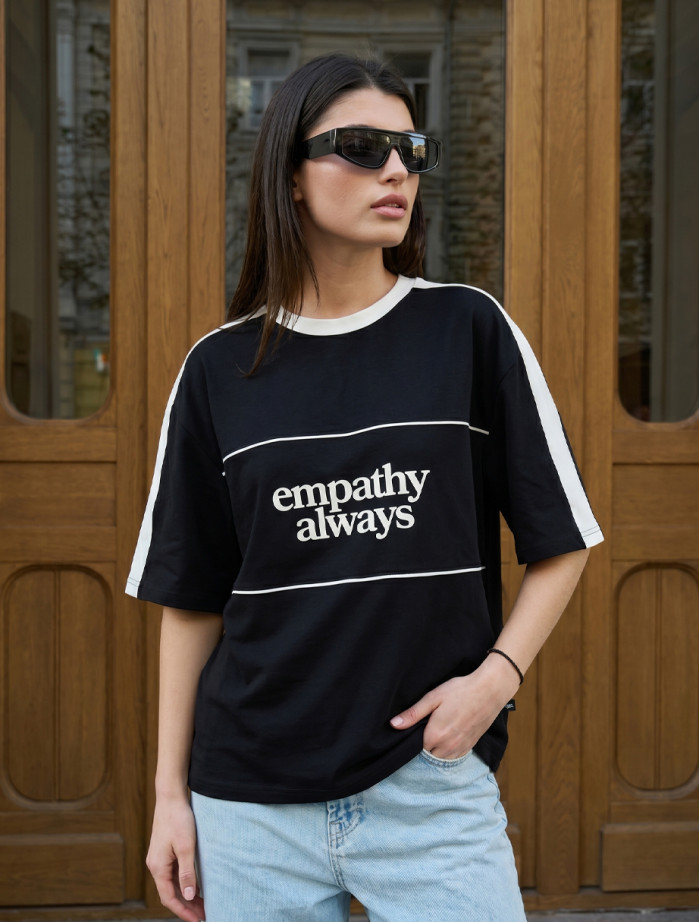 Koszulka Staff empathy always black & white