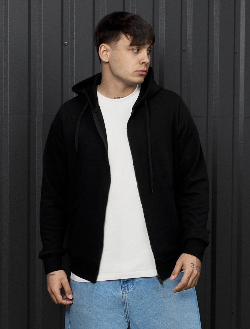 Bluza Staff ez black zip