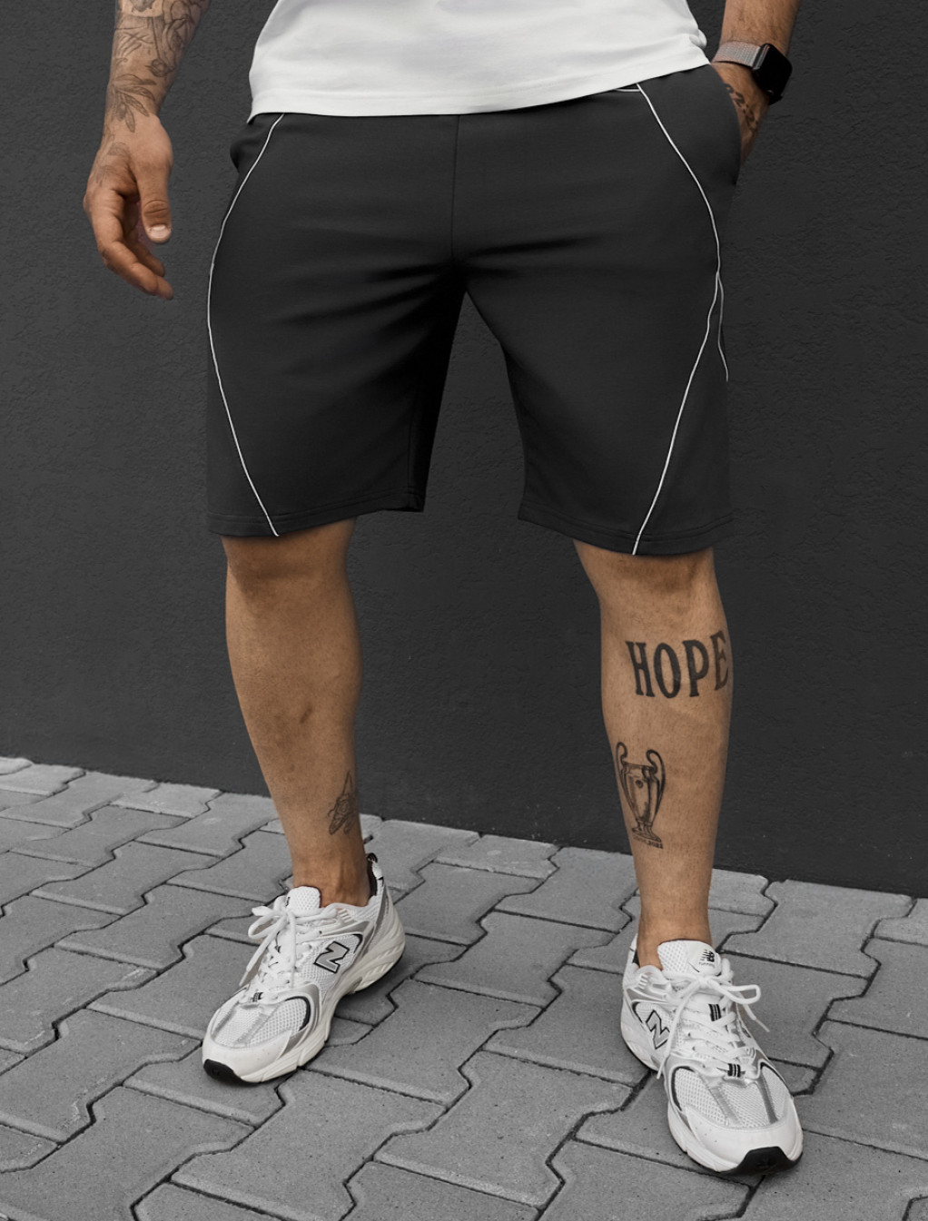 Spodenki Staff rag dark gray