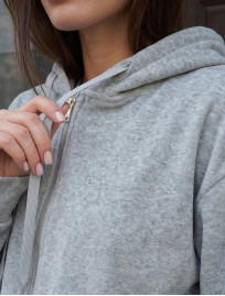 Bluza Staff mi gray melange oversize