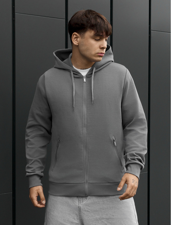 Bluza Staff ez gray zip