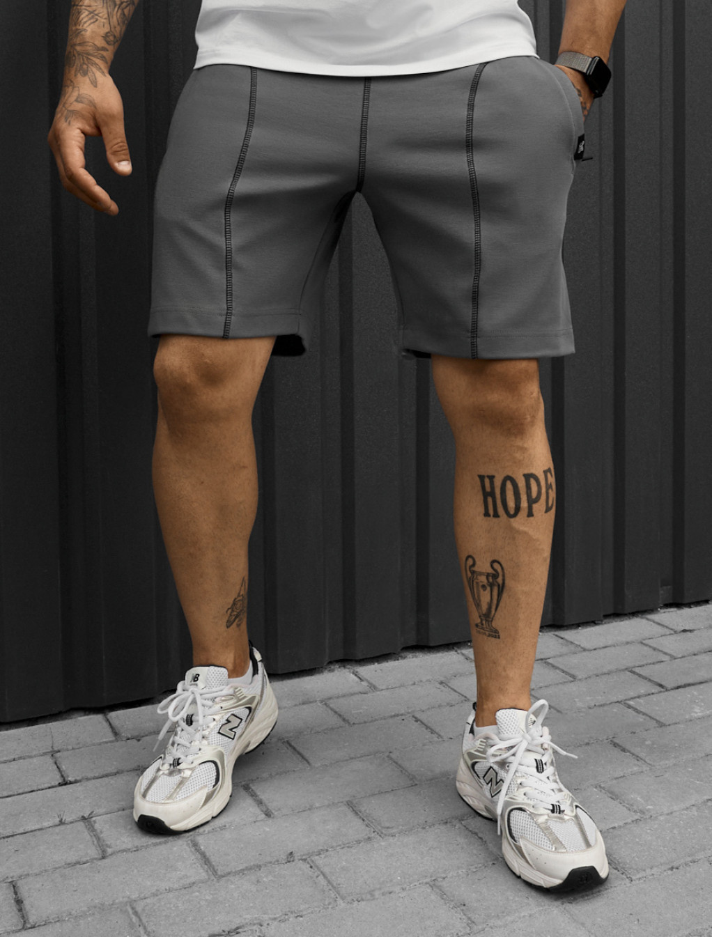 Spodenki Staff tru gray