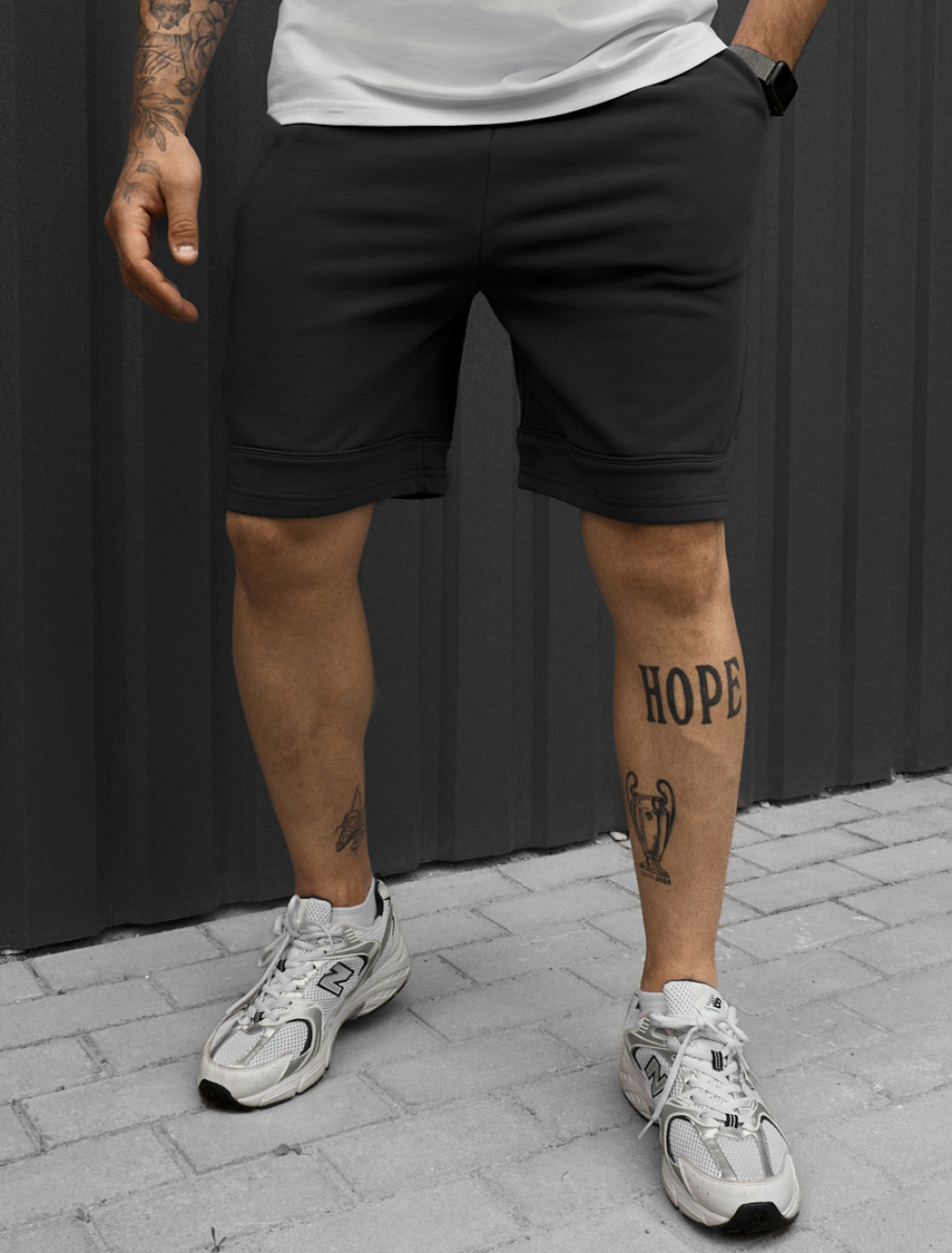 Spodenki Staff ry dark gray