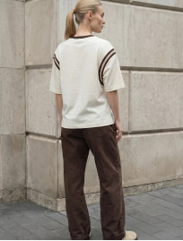 Koszulka Staff en milk & brown