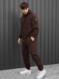 Dres Staff es dark brown oversize fleece