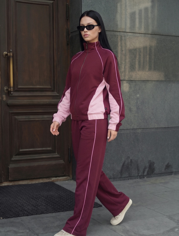 Dres Staff rem bordo & pink