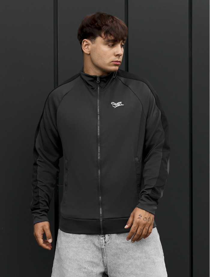 Olimpijka Staff logo stripes dark gray