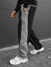 Spodnie dresowe Staff fd black & gray reflective fleece
