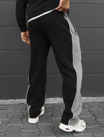 Spodnie dresowe Staff fd black & gray reflective fleece